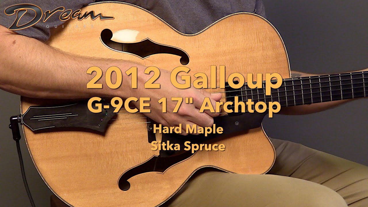 Dream Guitars - 2012 Galloup G-9CE 17