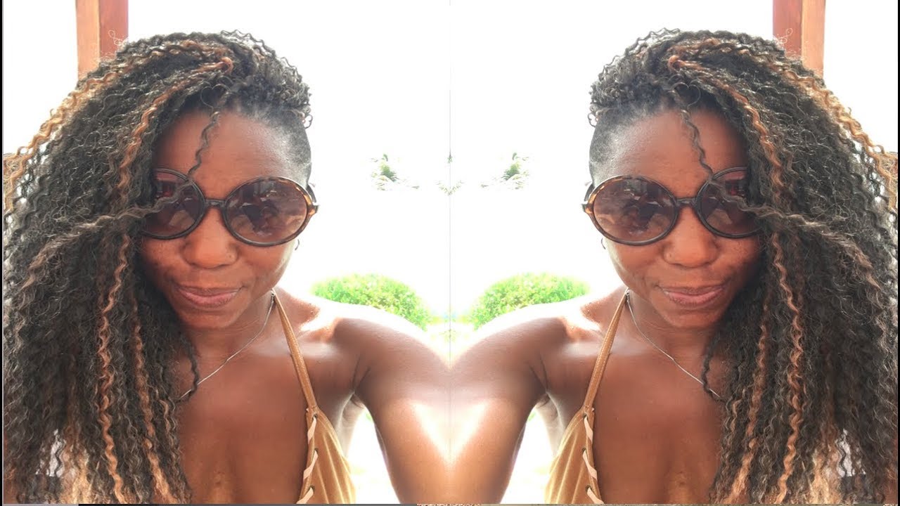 Fun, Flirty Brazilian Curl Crochet Slay | Shaved Sides