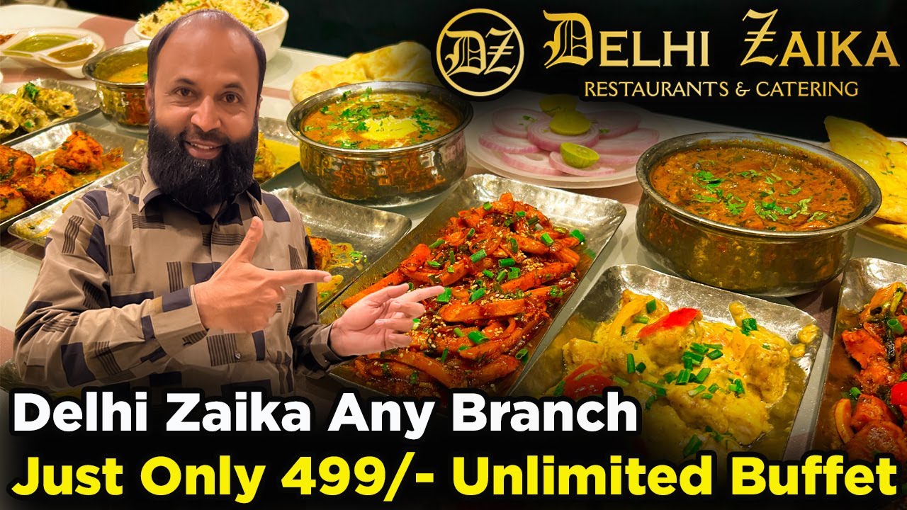 Discover Delhi Zaika's Unlimited Buffet Offer at Just 499!