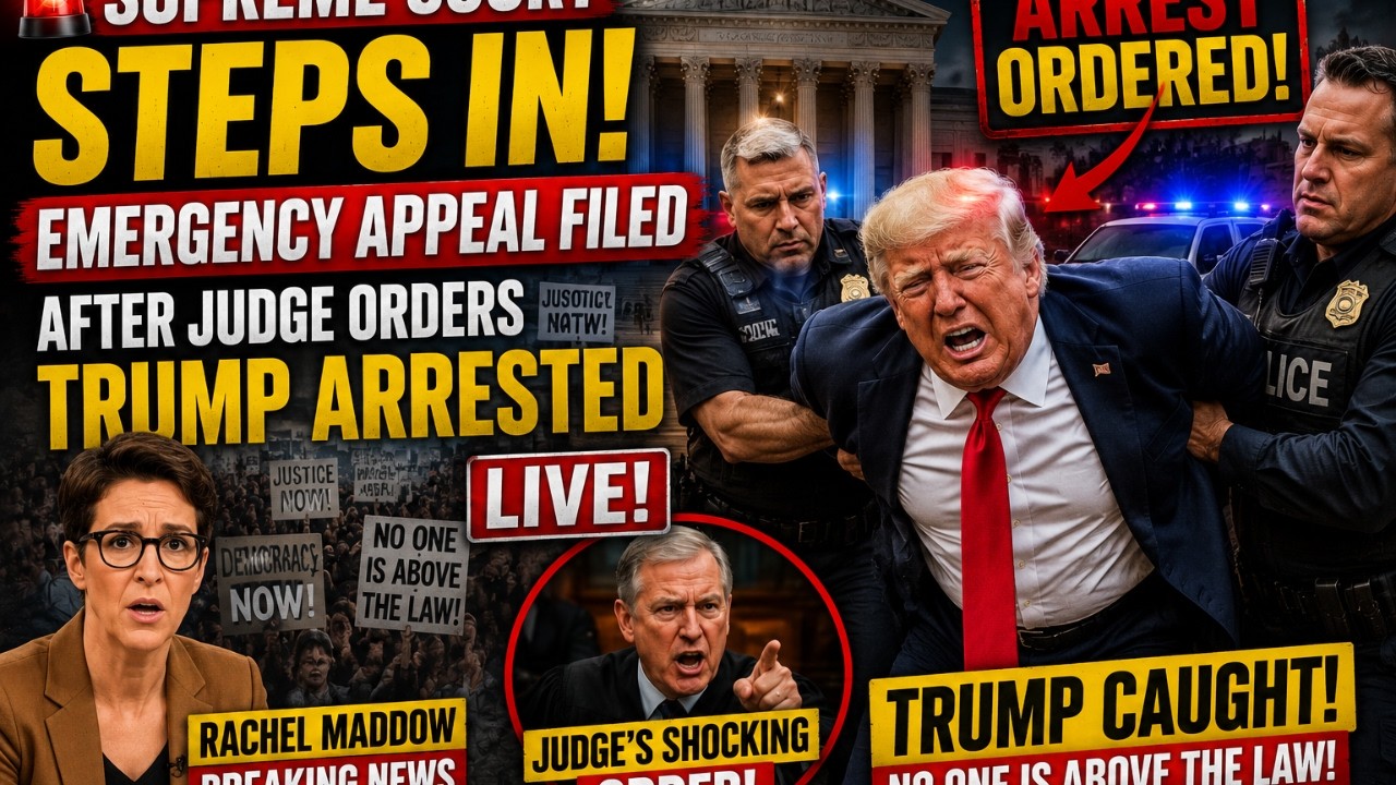 🚨 Supreme Court Steps In! Emergency Appeal Could Change Trump's Future