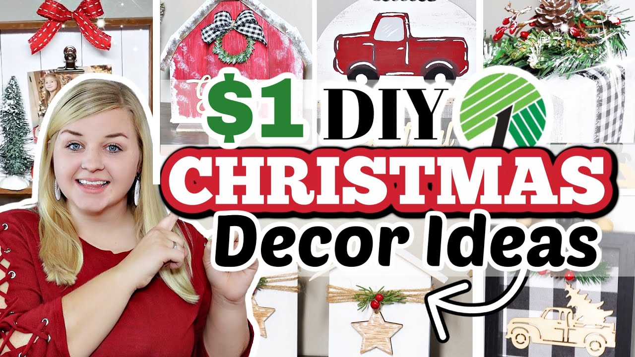 10 SHOCKING!?! Dollar Tree Christmas DIYS Perfect for Christmas 2021! | Krafts by Katelyn