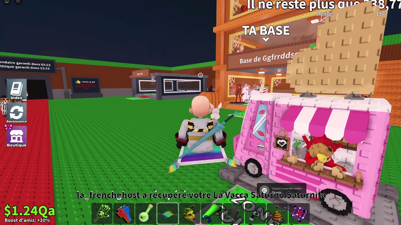 Live steal a brainrot FR je recommence le jeu aide moi