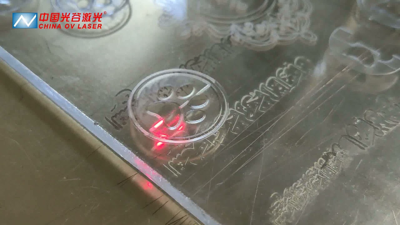 60W CO2 Laser Marking Machine Acrylic Deep Carving