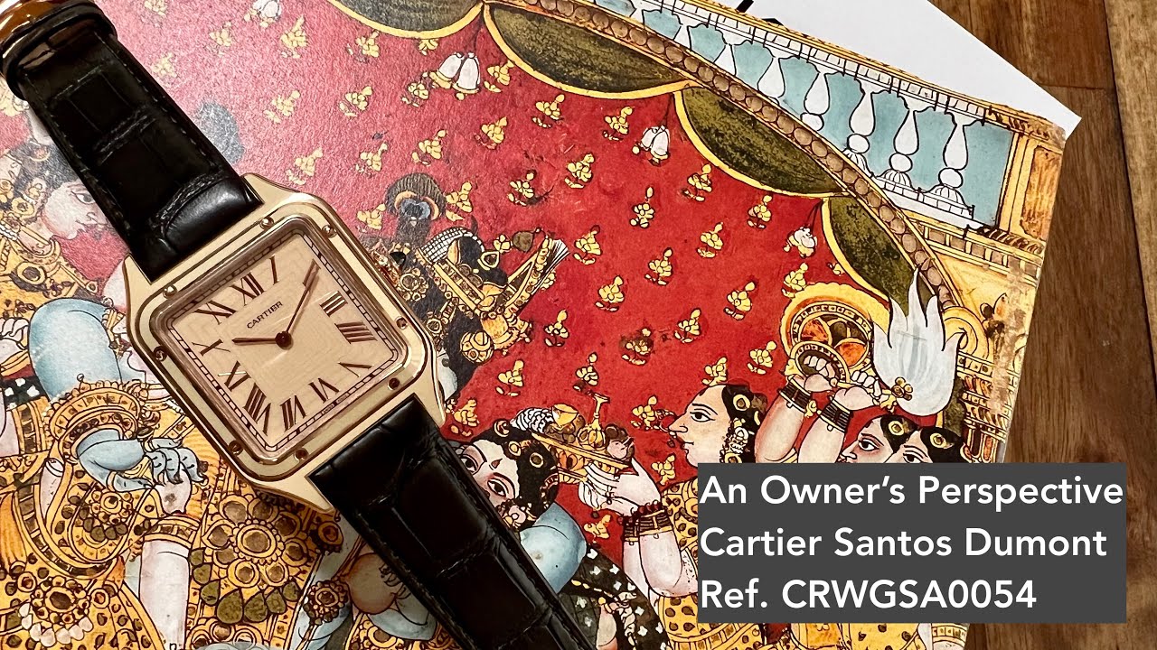 The MOST BEAUTIFUL CARTIER in the past 20 years. Cartier Santos Dumont Ref. CRWGSA0054