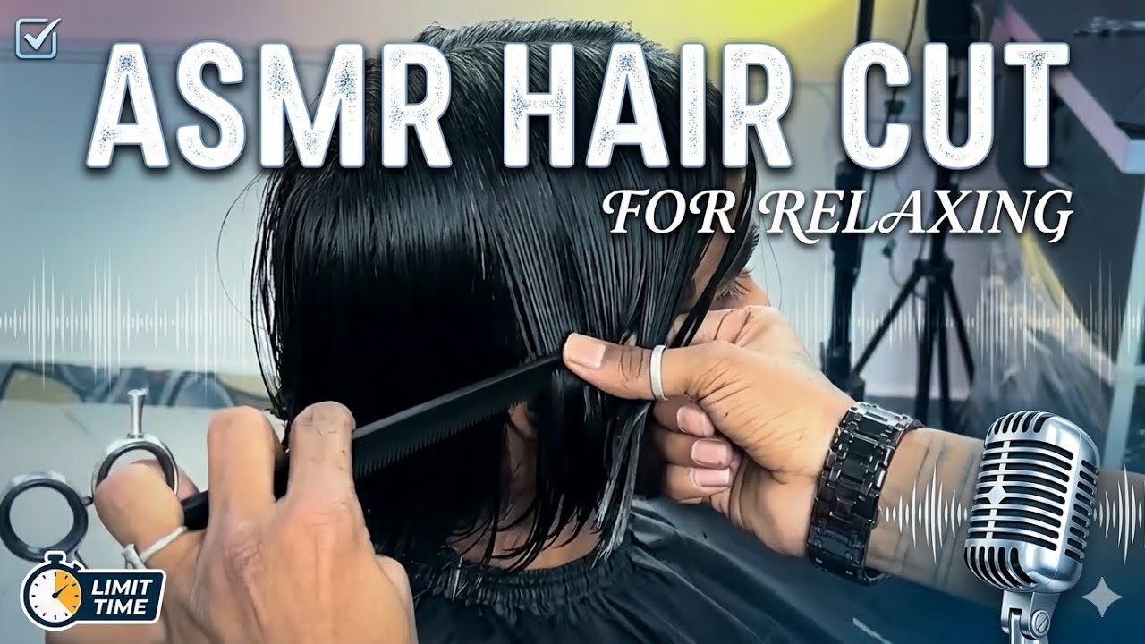 🇮🇳INDIA 44:44 Minutes ASMR Haircut ✂️ | Ultimate Relaxation & Sleep