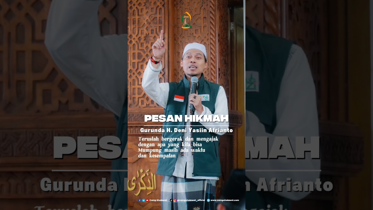 𝗣𝗘𝗦𝗔𝗡 𝗛𝗜𝗞𝗠𝗔𝗛 𝗚𝗨𝗥𝗨𝗡𝗗𝗔 𝗛. 𝗗𝗘𝗡𝗜 𝗨𝗡𝗧𝗨𝗞 𝗣𝗔𝗥𝗔 𝗣𝗘𝗝𝗨𝗔𝗡𝗚 𝗖𝗔𝗠𝗣 𝗦𝗛𝗢𝗟𝗔𝗪𝗔𝗧