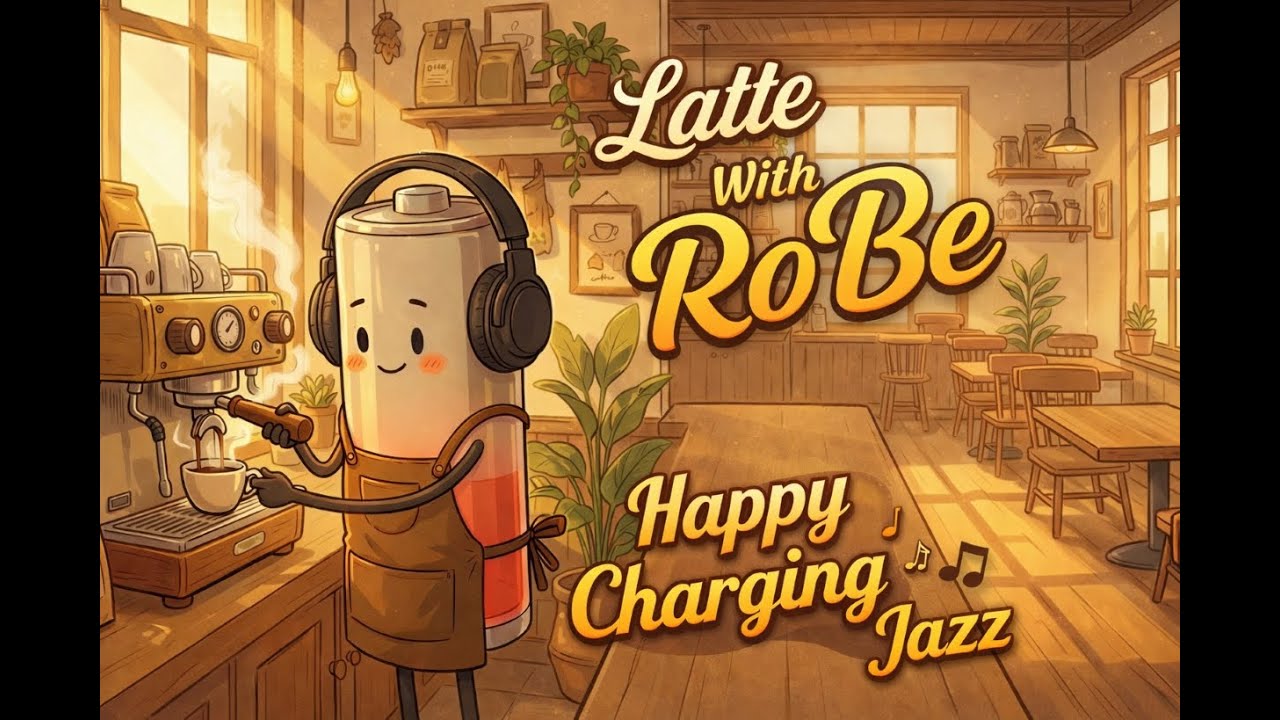 🔋Sunny Morning Latte with RoBe [Happy Cafe Vibes]