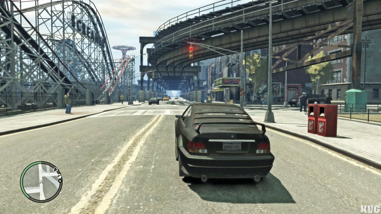 Grand Theft Auto 4 - Übermacht Sentinel XS - Gameplay (PC UHD) [4K60FPS]
