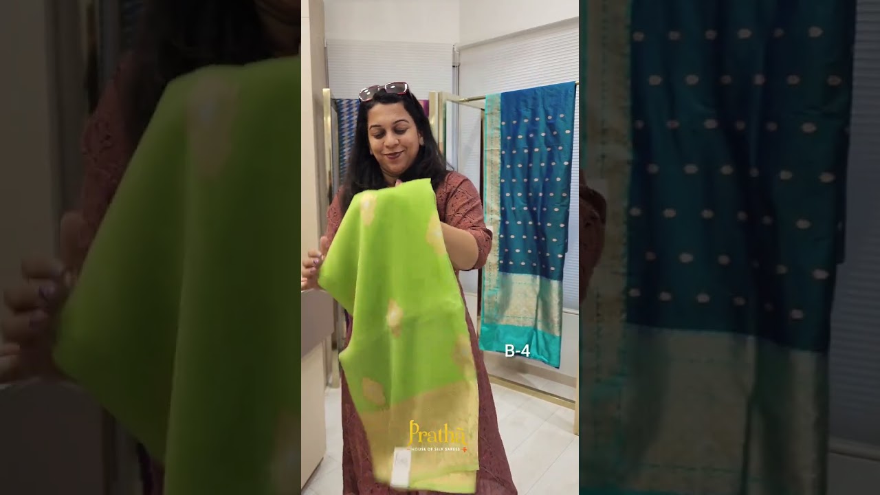 Variety in Banarasi saree at Pratha store✨️ 