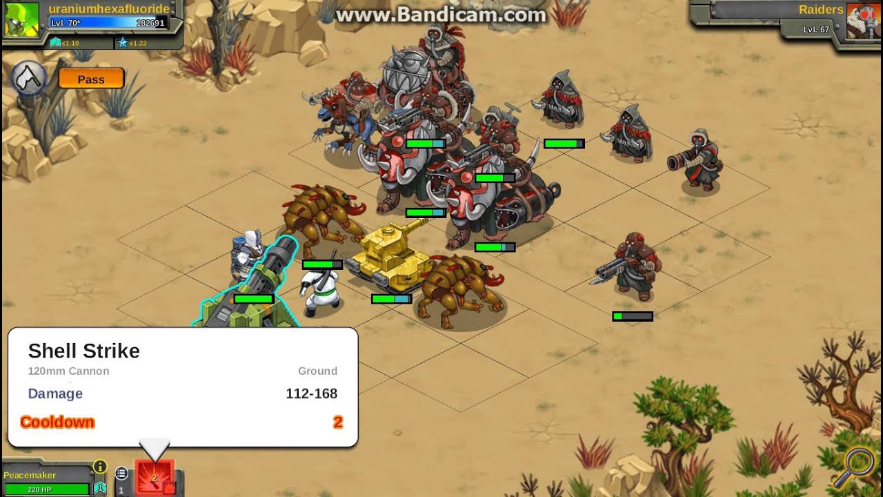 Battle Nations video: Prestigious units Vs. Raiders