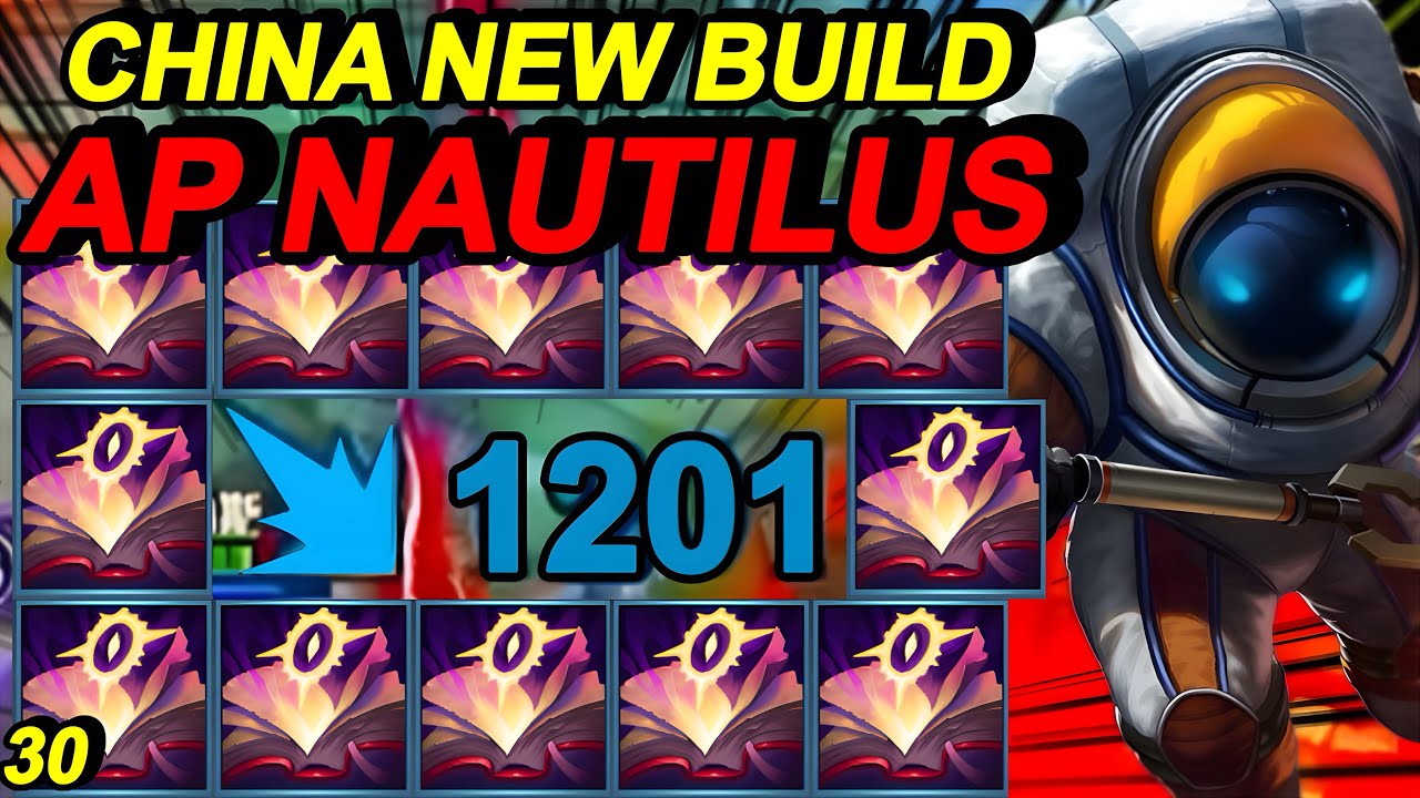 Wild Rift China Nautilus Jungle - 22Kill 1vs9 Carry - Best Build Runes - Insane AP Burst Damage