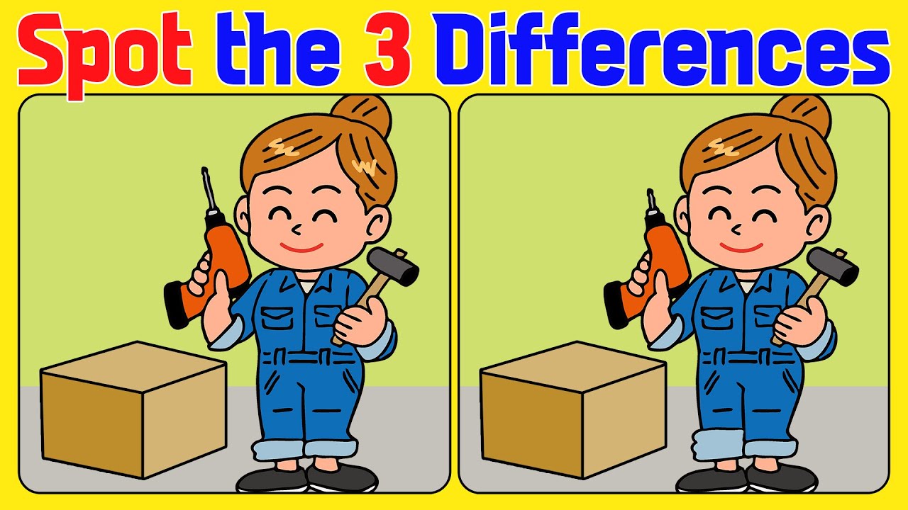 🧠🧩Spot the Difference : Brain Booster 《EASY》