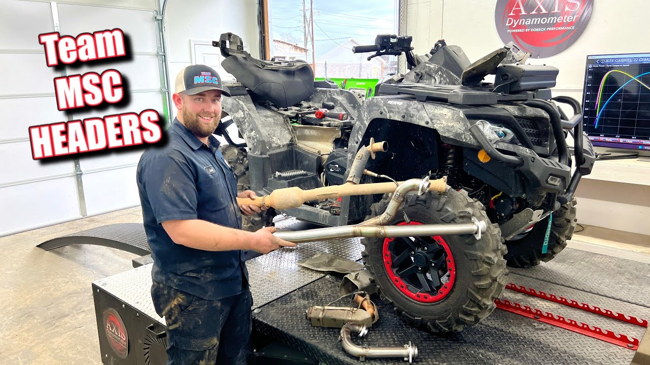 Team MSC Headers for CFMOTO CFORCE 1000 Testing & Install