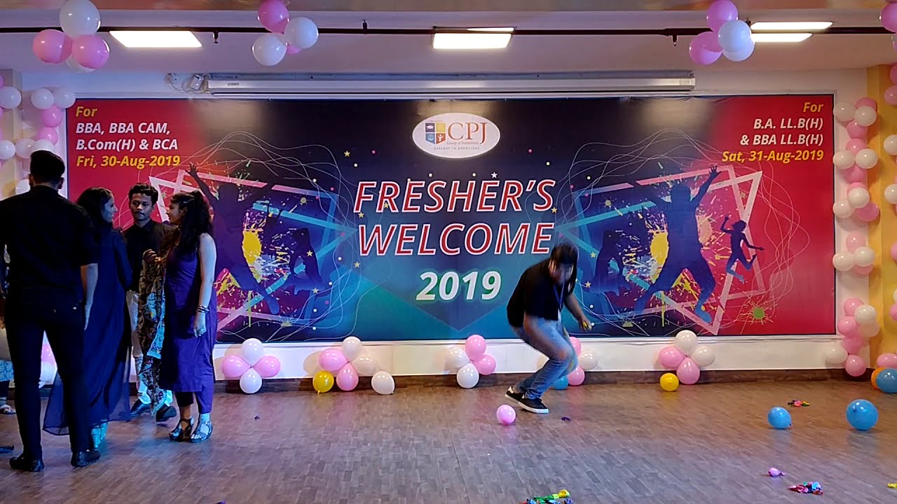 Freshers Party Games | Freshers Party 2019 – CPJCHS College
