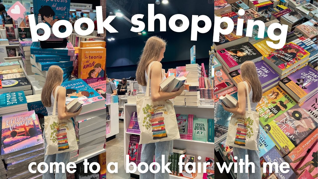 come book shopping with me ♡ book fair + book haul