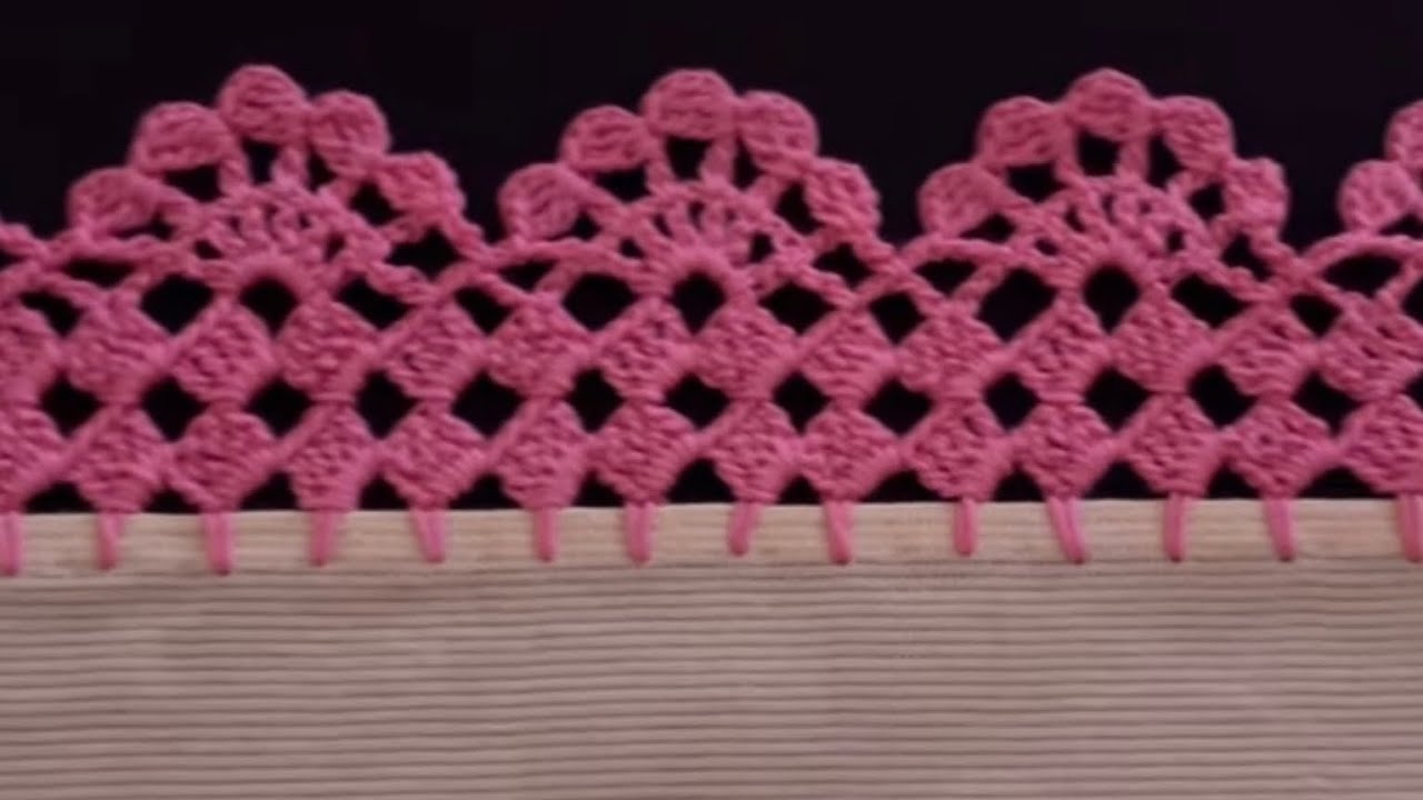 TE ENCANTARA TEJERLA  INCREIBLE BORDO CROCHET FACIL GRANDE  👉@MARIBEL TIPS  197
