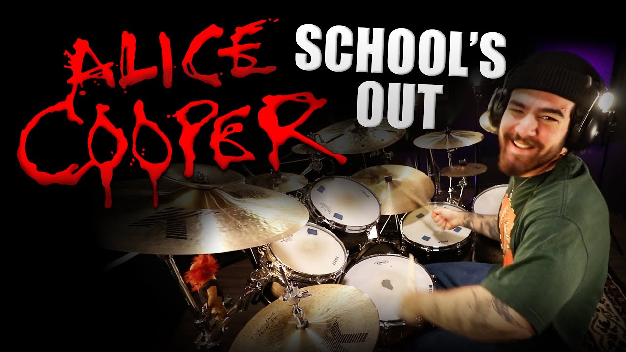 DrumsByDavid | Alice Cooper - School's Out [Drum Cover]