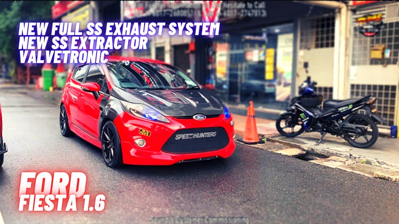 New Full SS Exhaust System, New SS Extractor & Valvetronic | FORD FIESTA 1.6