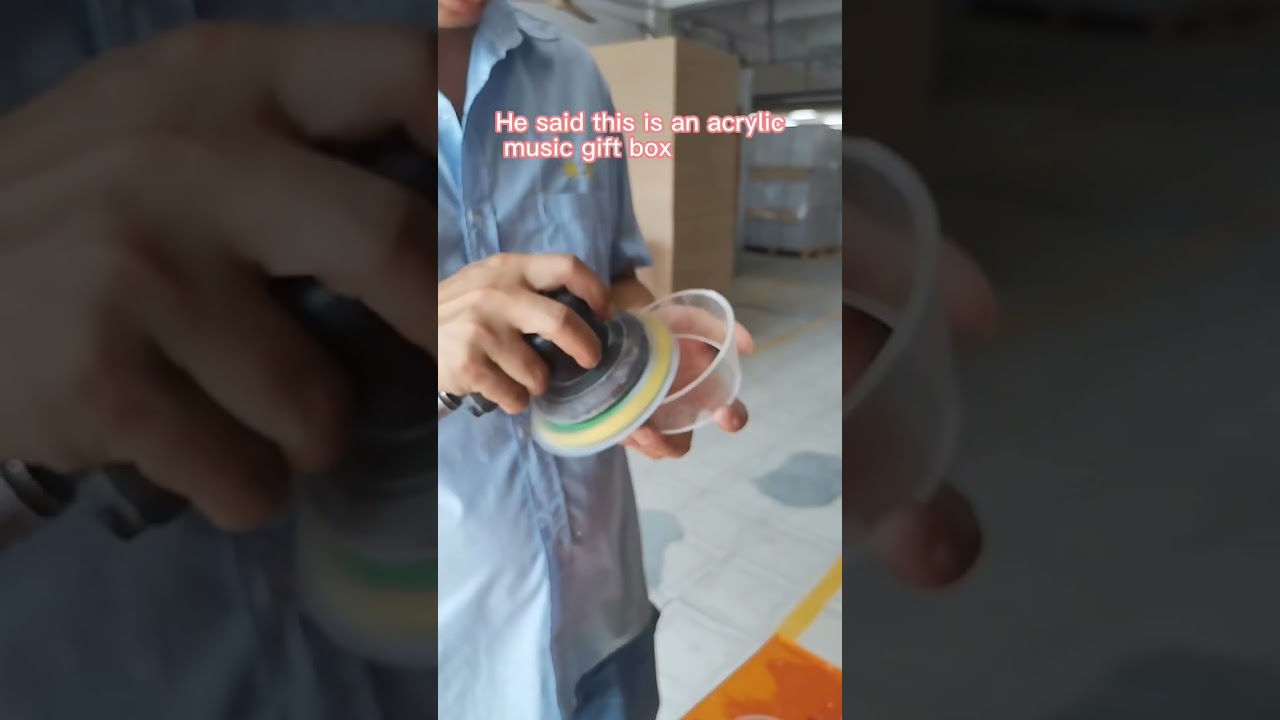 He said this is an acrylic music gift box