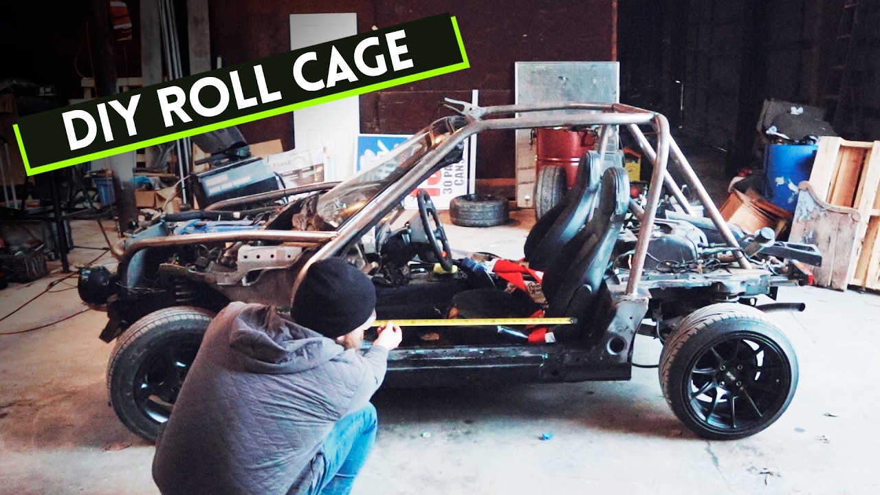Fabricating a Roll Cage for our Street Legal Miata Kart Build