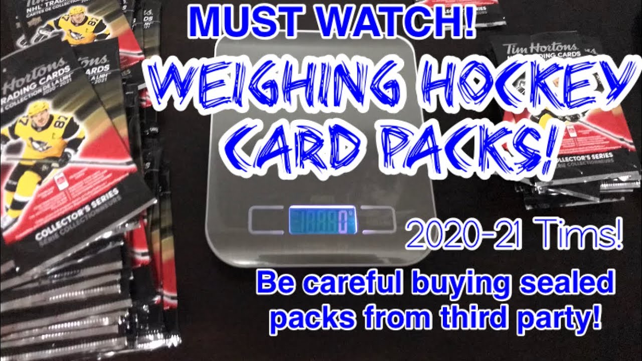 BEWARE! WEIGHING TIM HORTONS PACKS SCAM! Opening 100 Packs From Sealed Box!