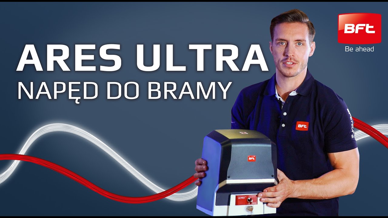 ARES ULTRA Siłownik 24 V do bram przesuwnych
