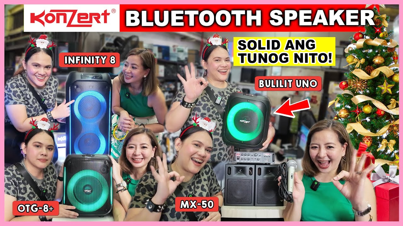 MURANG BILIHAN NG PINAKA-LATEST MODEL NG ORIGINAL KONZERT BLUETOOTH SPEAKER SA QUIAPO MANILA