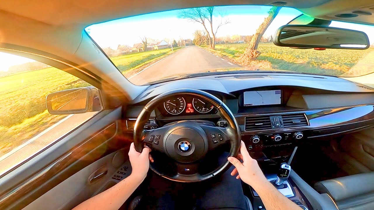 Bmw 5 E61 Facelift 3.0d 235HP Automat (2008) POV Test Drive After 370000km!