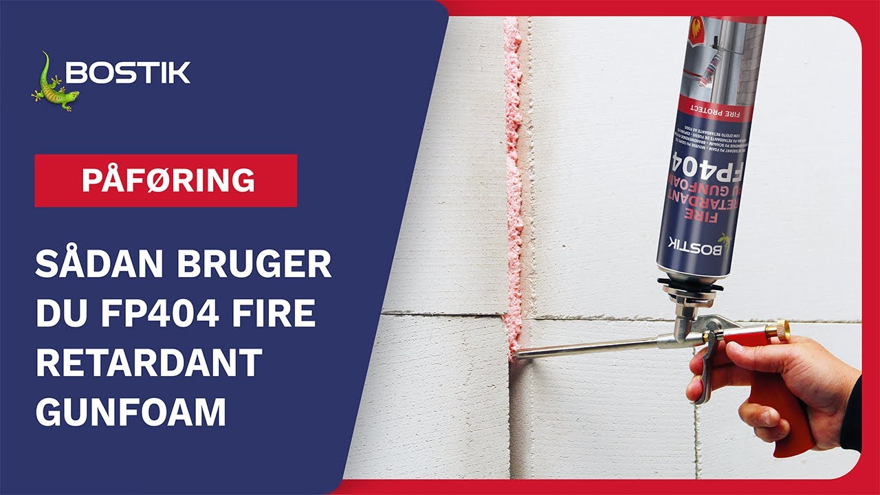 Sådan bruger du FP404 Fire Retardant PU Gunfoam – effektivt brandskum til fugning og isolering