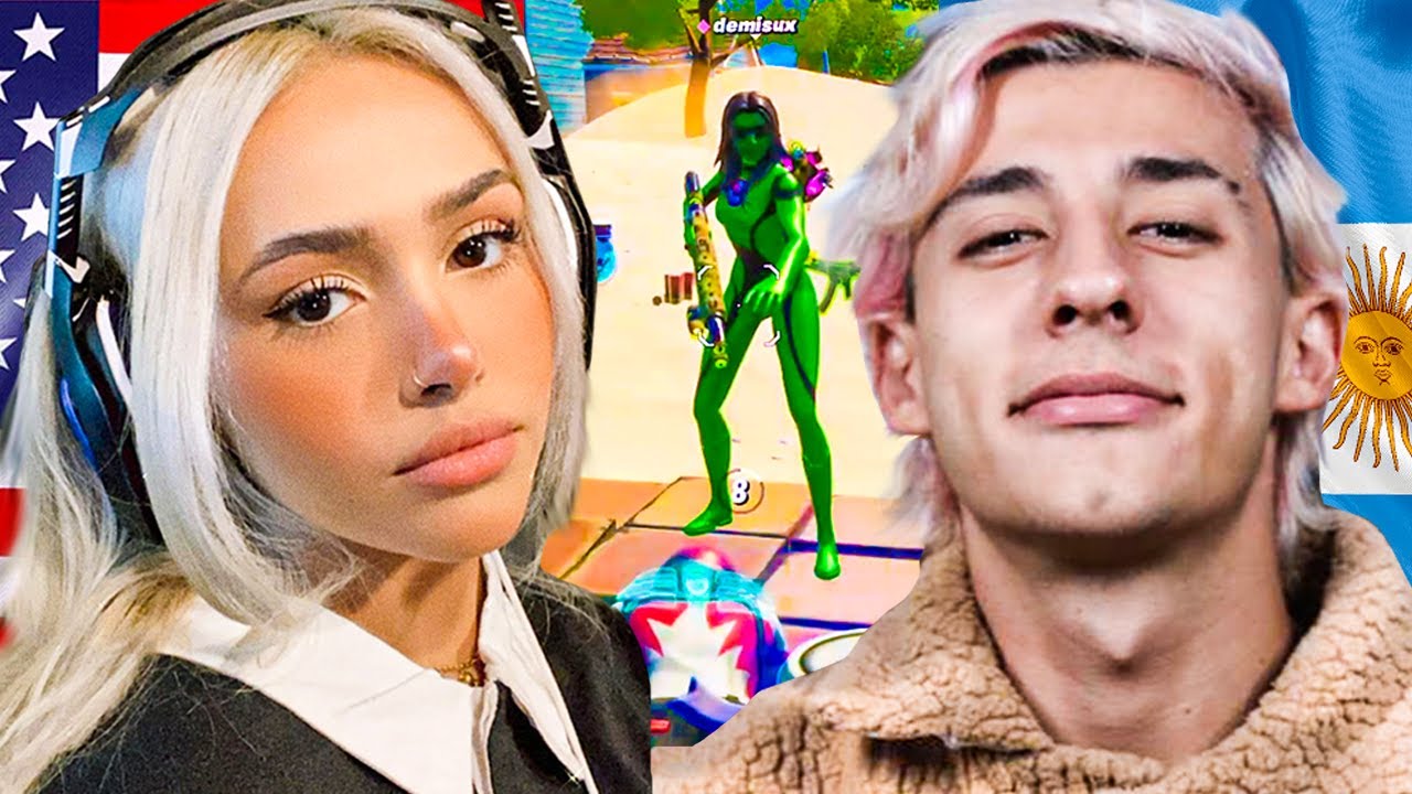 CHIGUA VUELVE A FORTNITE CON UNA AMIGA STREAMER DE USA  🇺🇸 💕