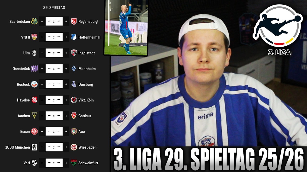 3. Liga Prognose 29. Spieltag 🔴 Hansa Rostock - MSV Duisburg | Aufstiegshoffnung am Leben halten