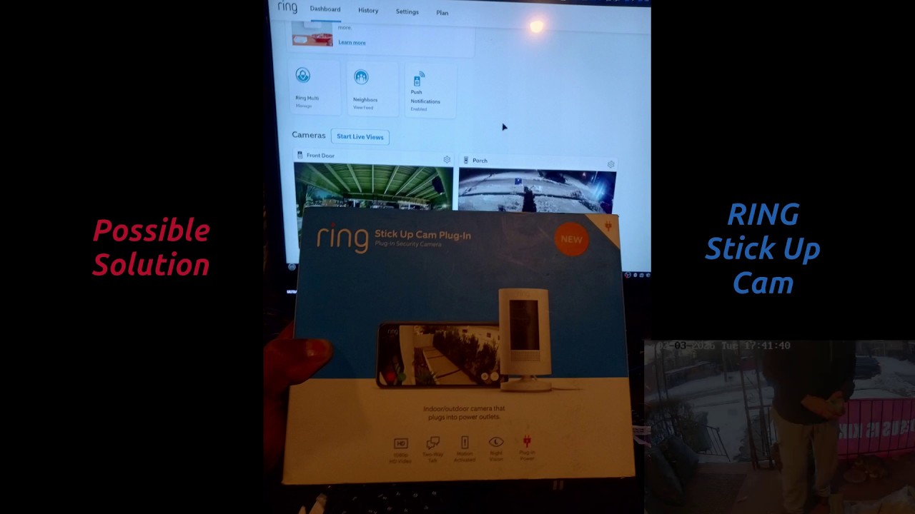 2-3-26 5:39pm Installing Ring Stick Up Cam