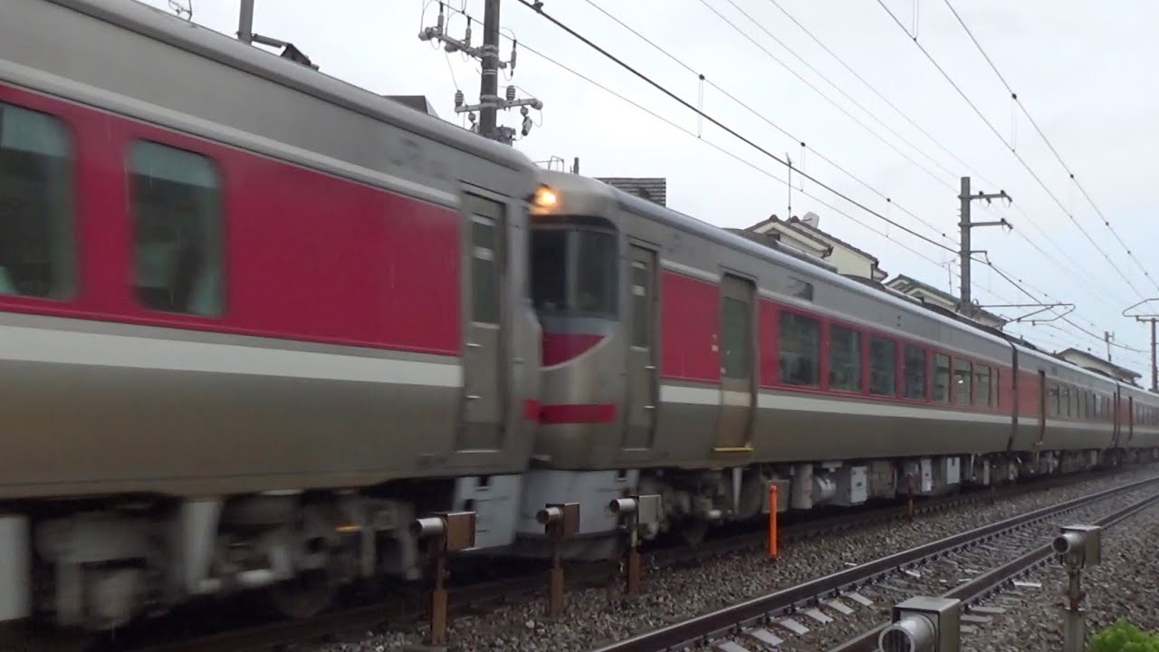 【住宅街を130km/hで快走】キハ189系特急はまかぜ 高速通過