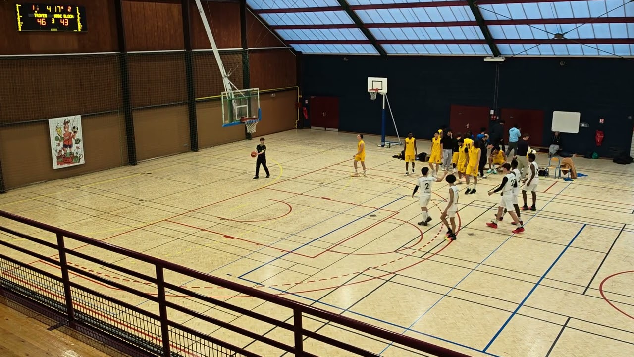Basket UNSS Marc Bloch Strasbourg Vs Chrestien Troyes - 3ème QT