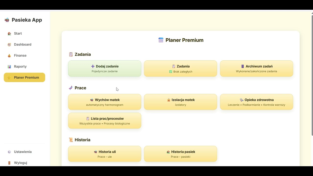 Aplikacja Pasieka app