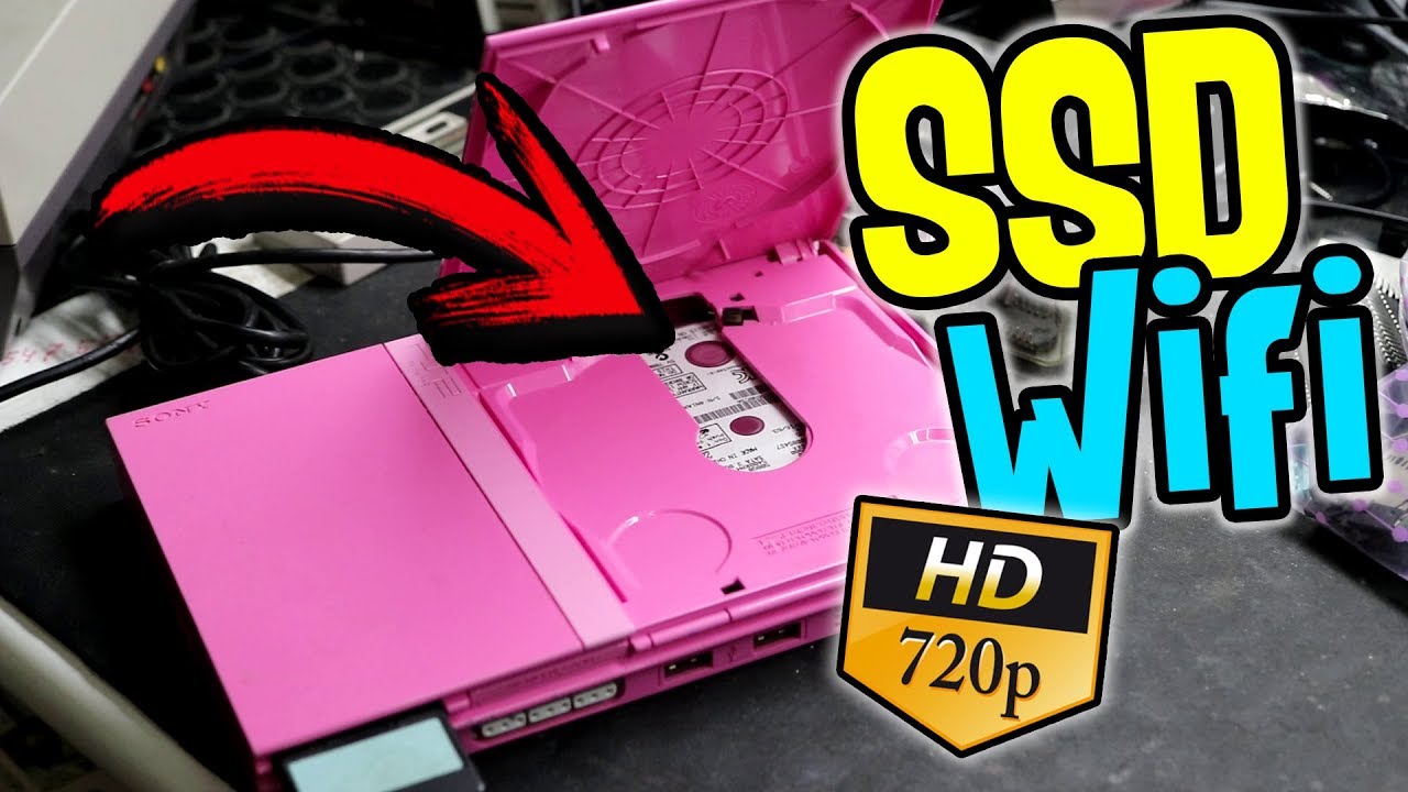 PlayStation 2 MOD con SSD + Wifi + HDMI 720x480   BRUTAL!!!!!