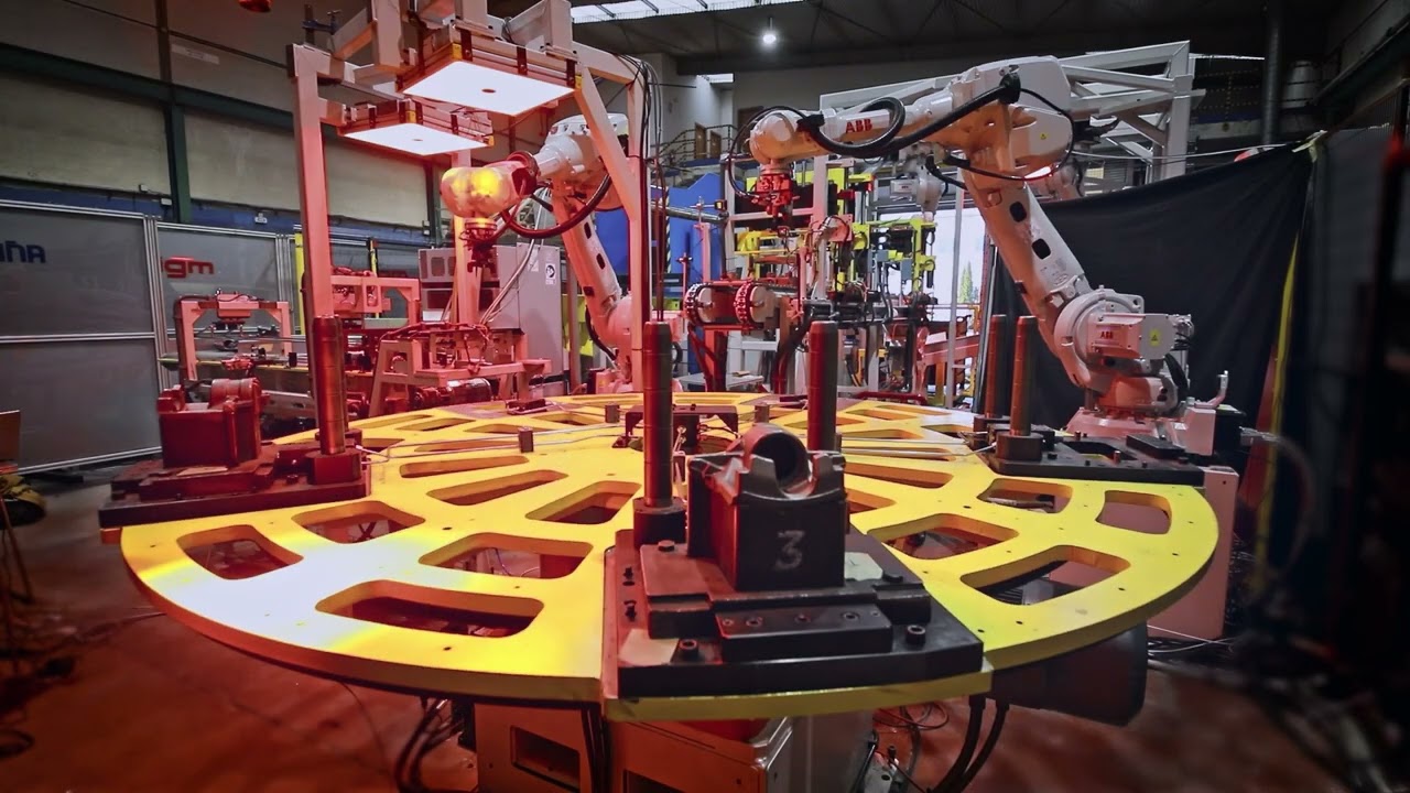 Automatic control line for cast iron calipers ( Iruña Automation)