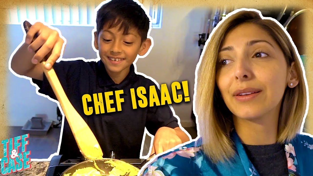 Isaac Makes His Own Breakfast Now!