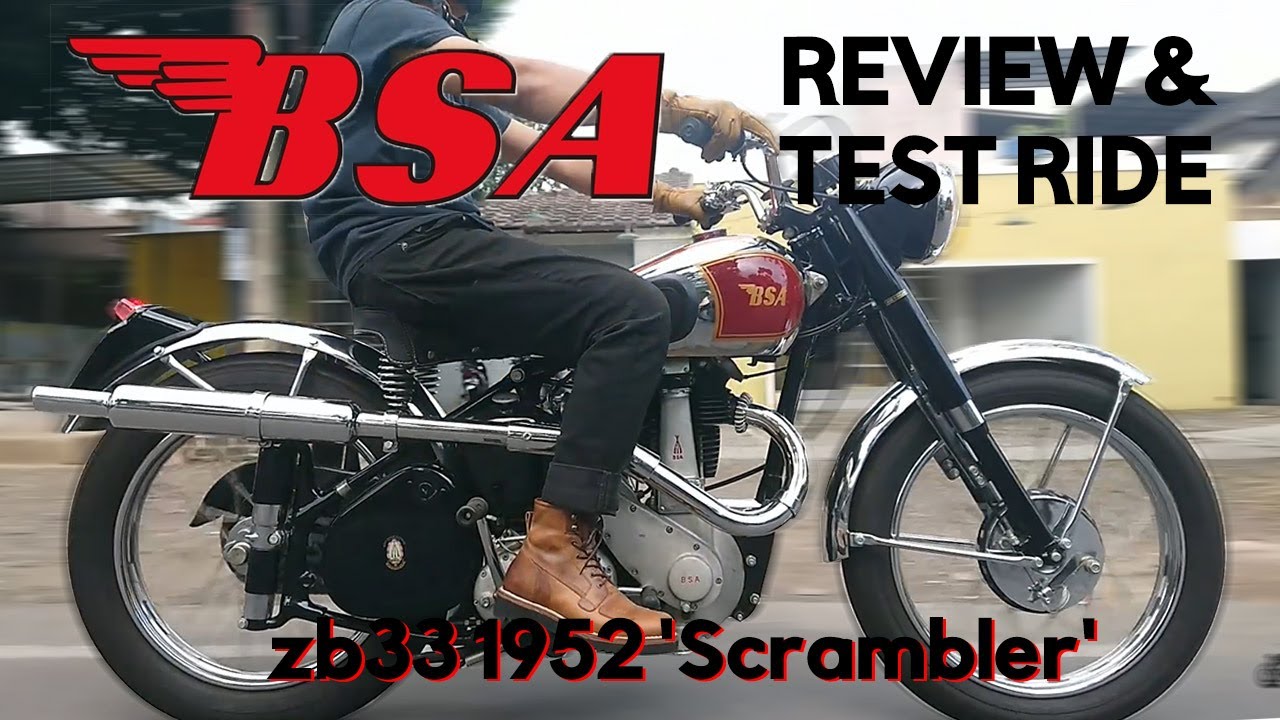 Test Ride dan Review BSA zb33 tahun 1952