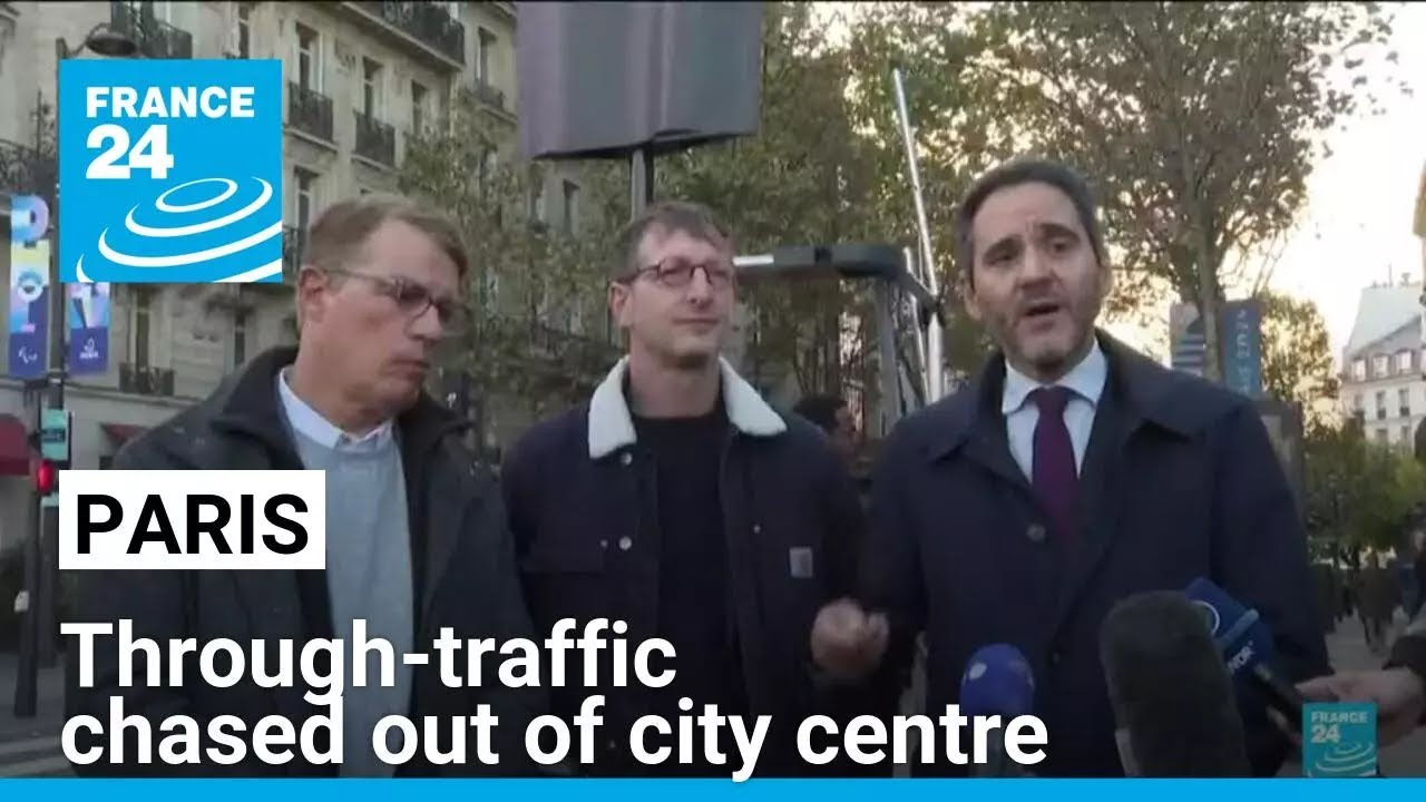 In Paris, through-traffic chased out of city centre &bull; FRANCE 24 English