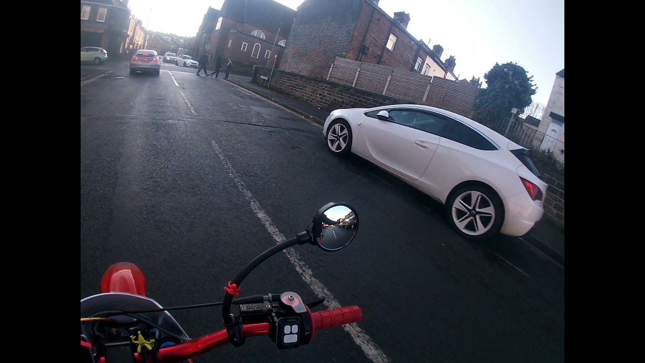 Road legal pitbike first ride on the roads