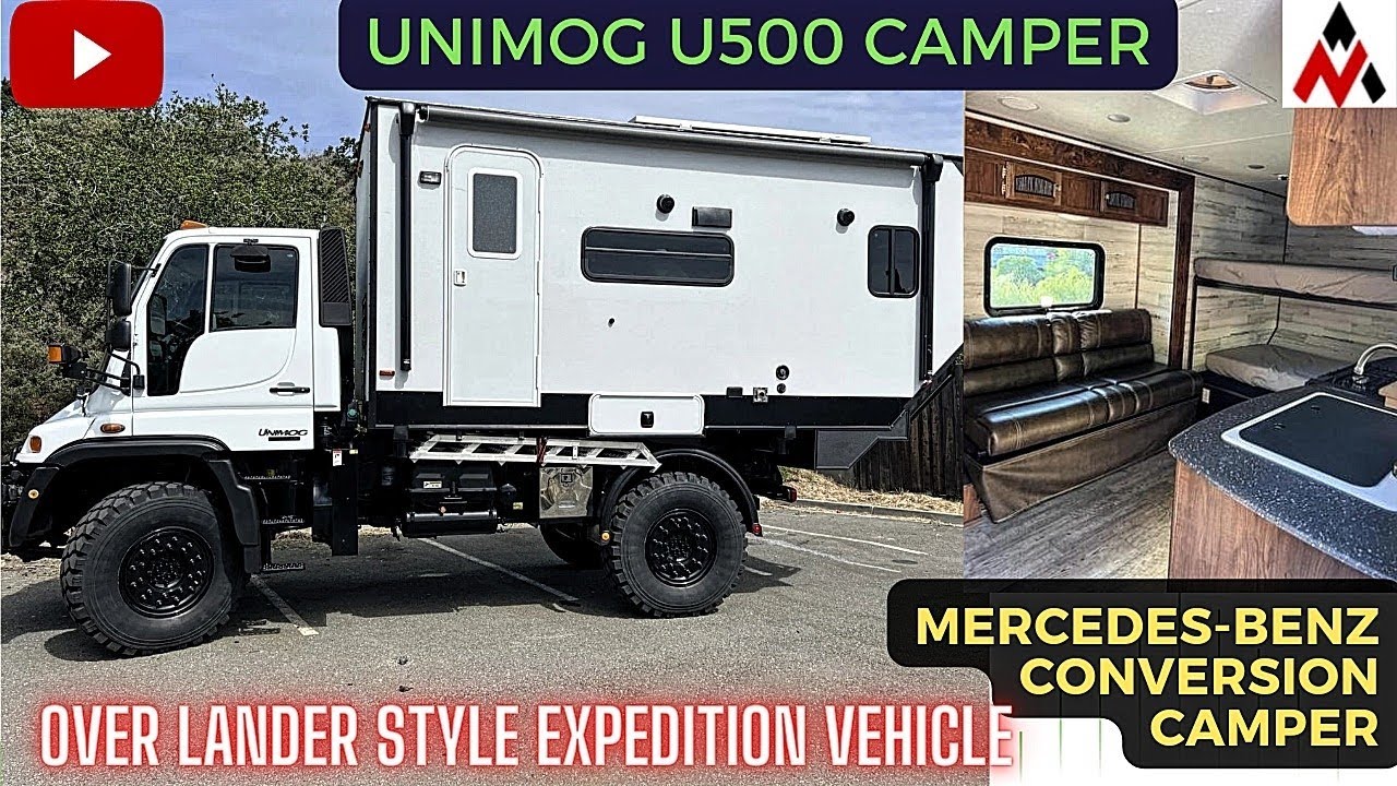 Unimog U500 Camper Conversion | Over Lander Style Expedition Vehicle | Legendar Motor Home | AN |