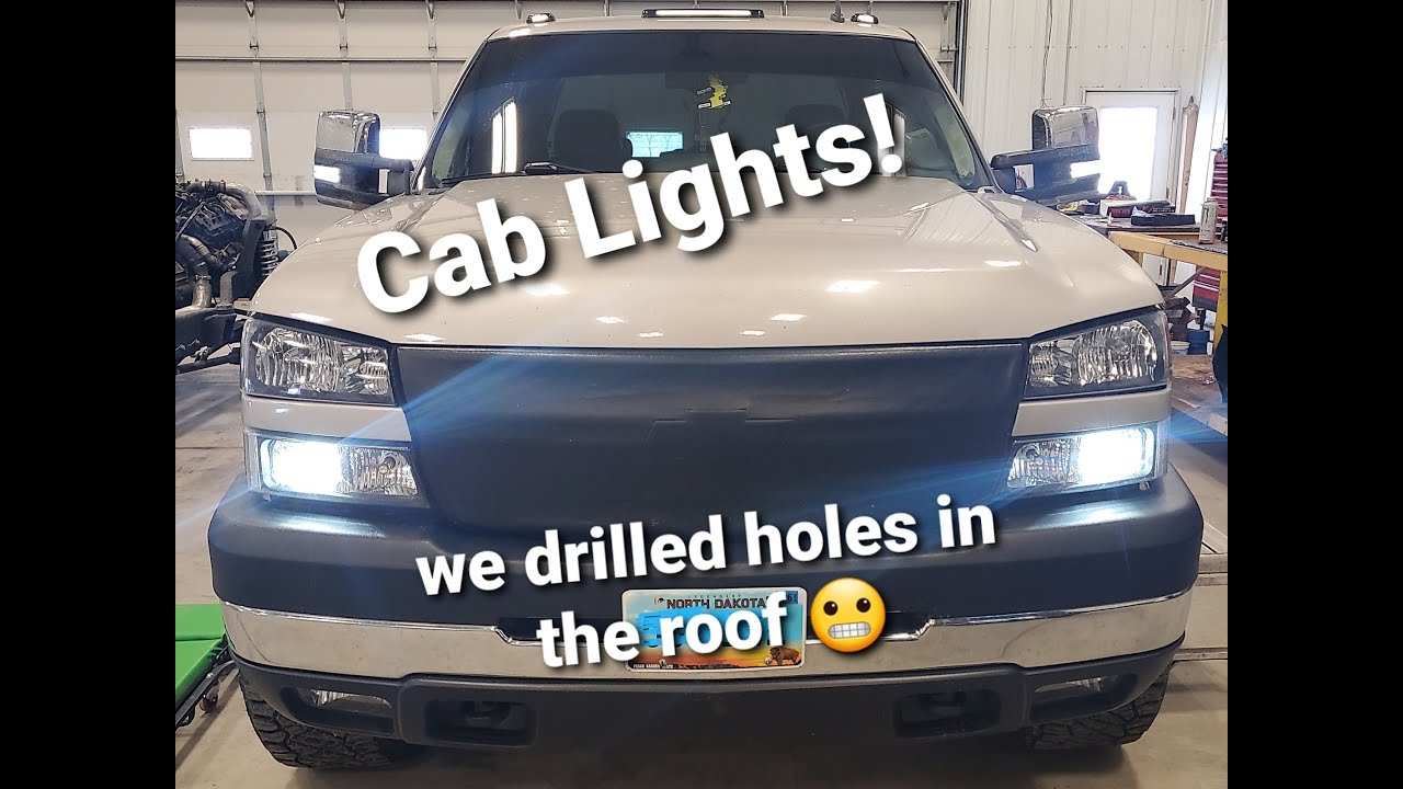 How to Install Cab lights on a 99-07 chevy/gmc pickup