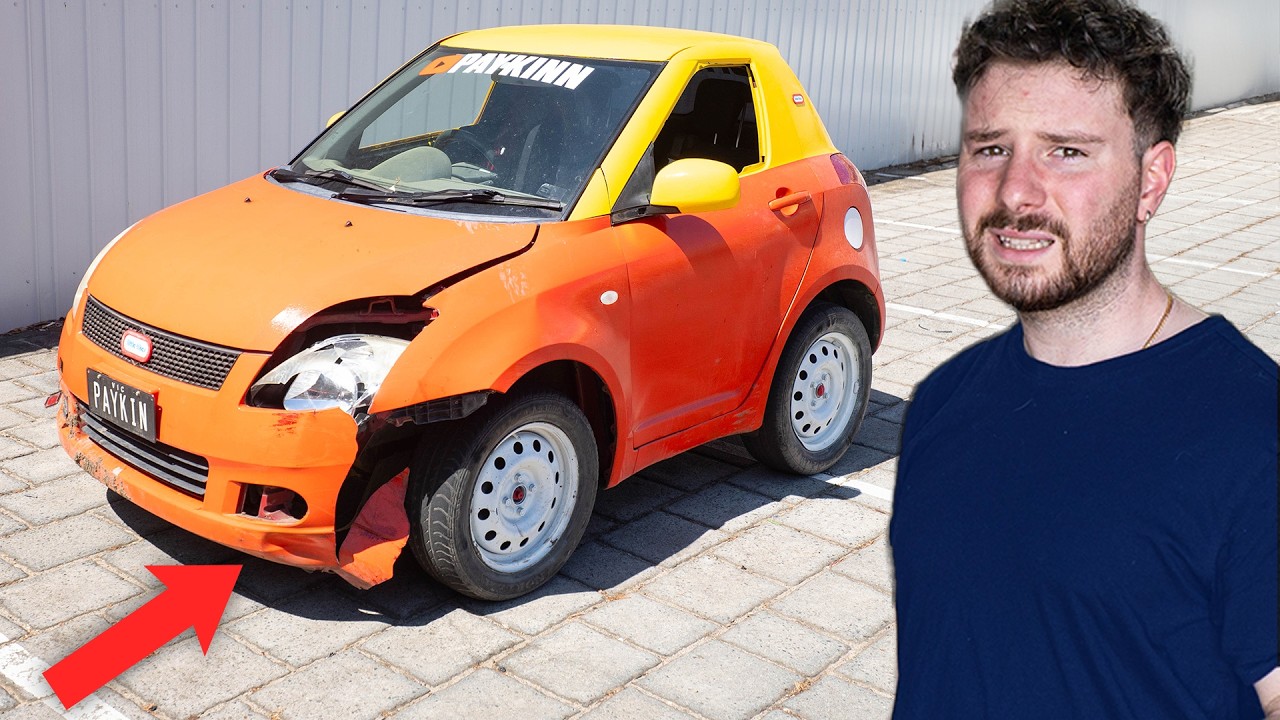 DRIVING MY ADULT SIZED TOY CAR OFF ROAD