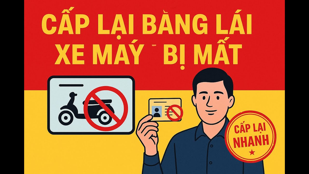 Cấp lại bằng lái xe máy bị mất phải làm như thế nào ? Quy trình, thủ tục và chi phí