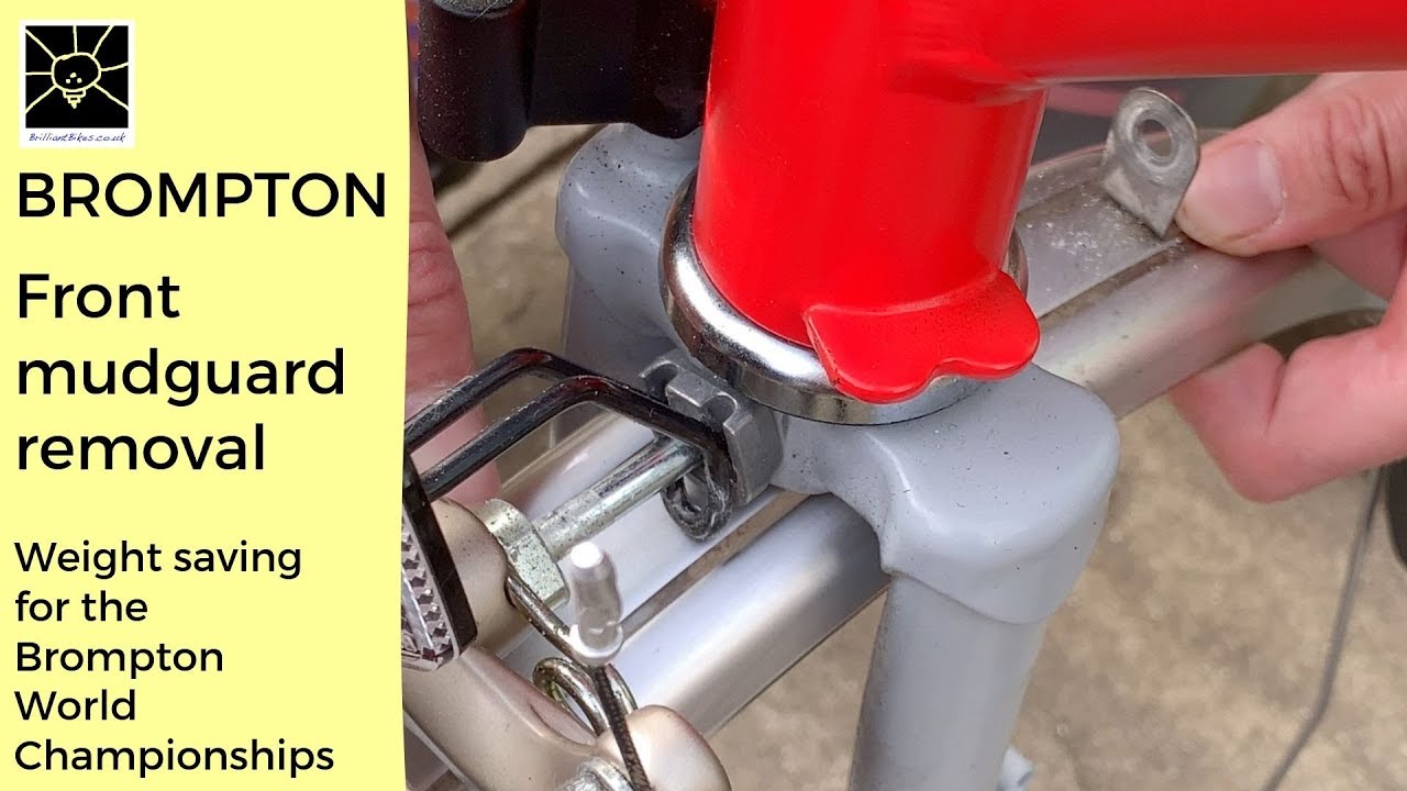 Brompton Front Mudguard Removal