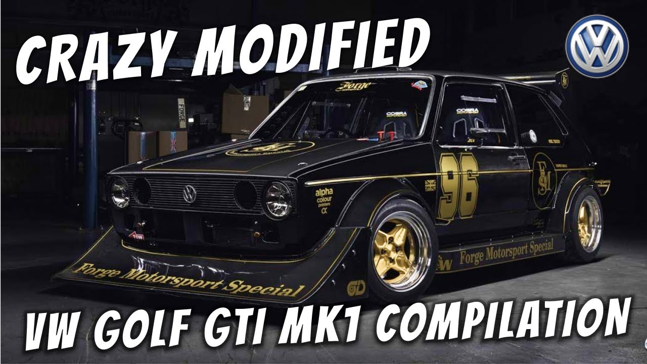 Modified Volkswagen GOLF GTI MK1 Compilation || Custom widebody VW Golf GTI MK1 🔥🔥