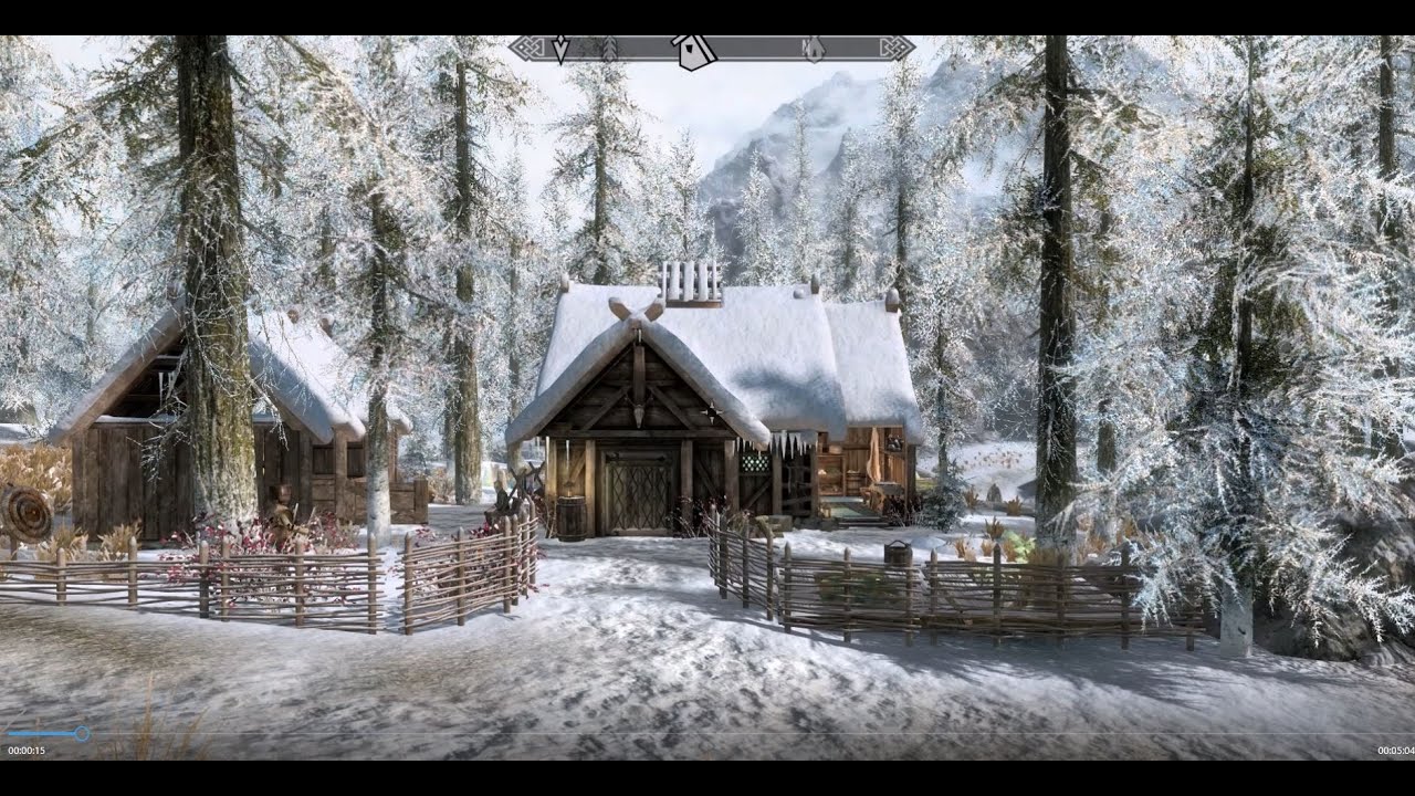Frostwood Cabin Reborn - Skyrim Special Edition House Mod