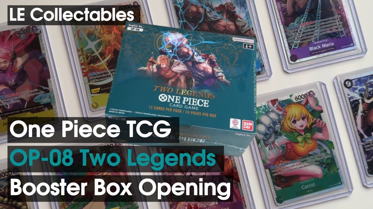 One Piece TCG OP-08 Two Legends Booster box opening