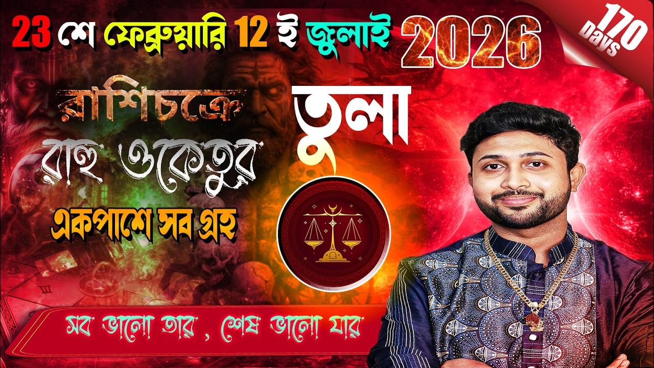 তুলা রাশি (Libra)। ১৭০ দিন বিশেষ যোগের প্রভাব জানুন।